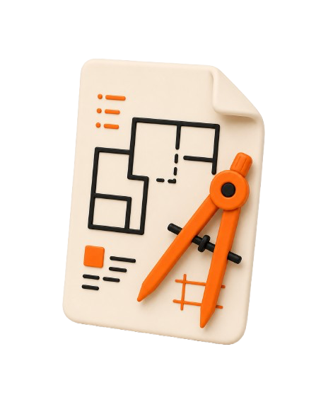 Plan d'architecte et compas : on cadre le projet